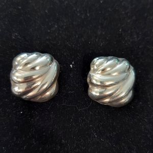 Silver 925 sterling clip-on earrings